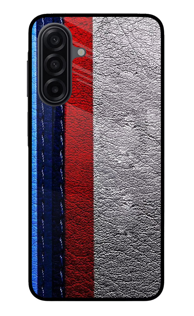 BMW Stripes Samsung M17 5G Glass Case Back Cover by Casekaro
