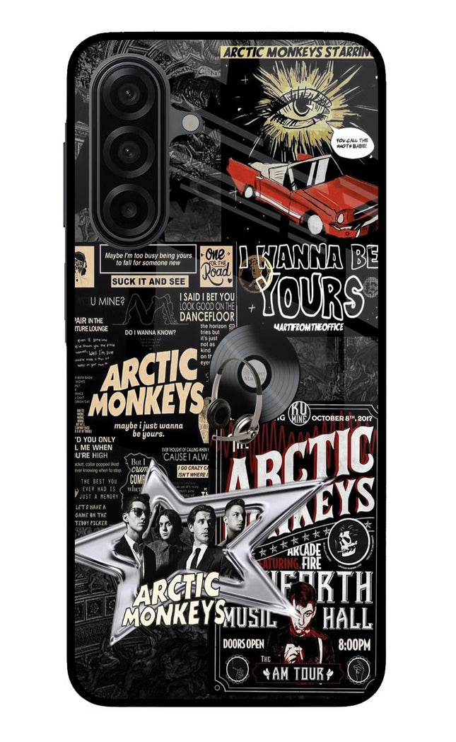 Arctic Monkeys Samsung M17 5G Glass Case Back Cover by Casekaro