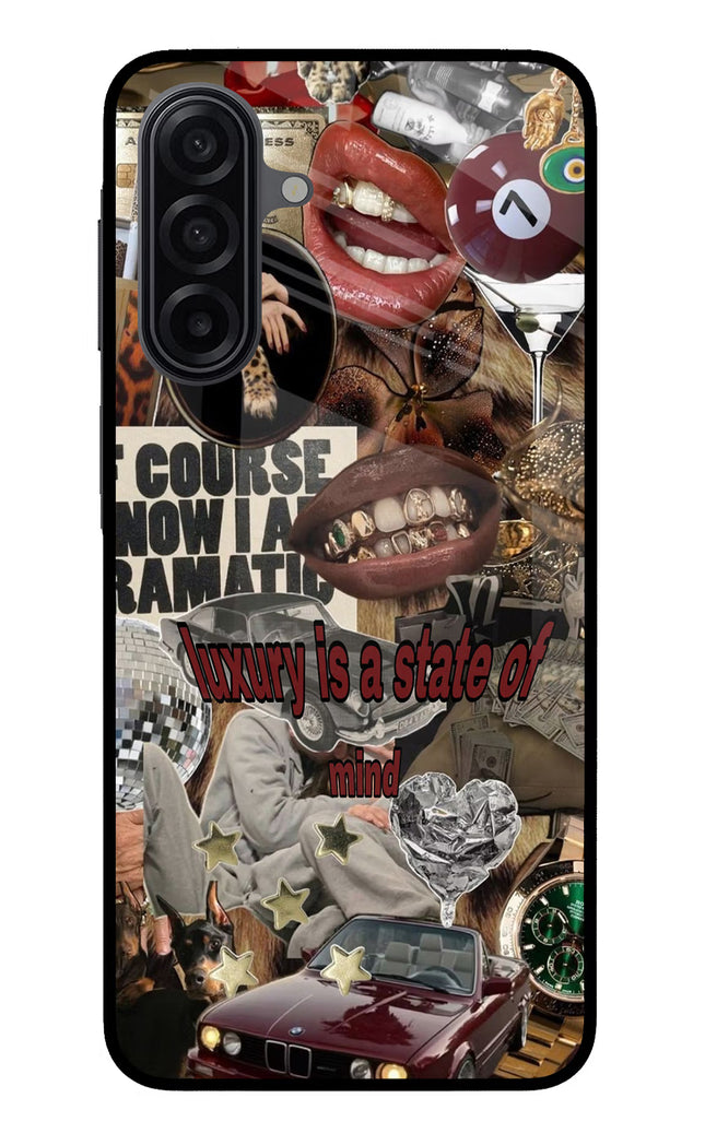 Luxury Samsung M17 5G Glass Case Back Cover by Casekaro
