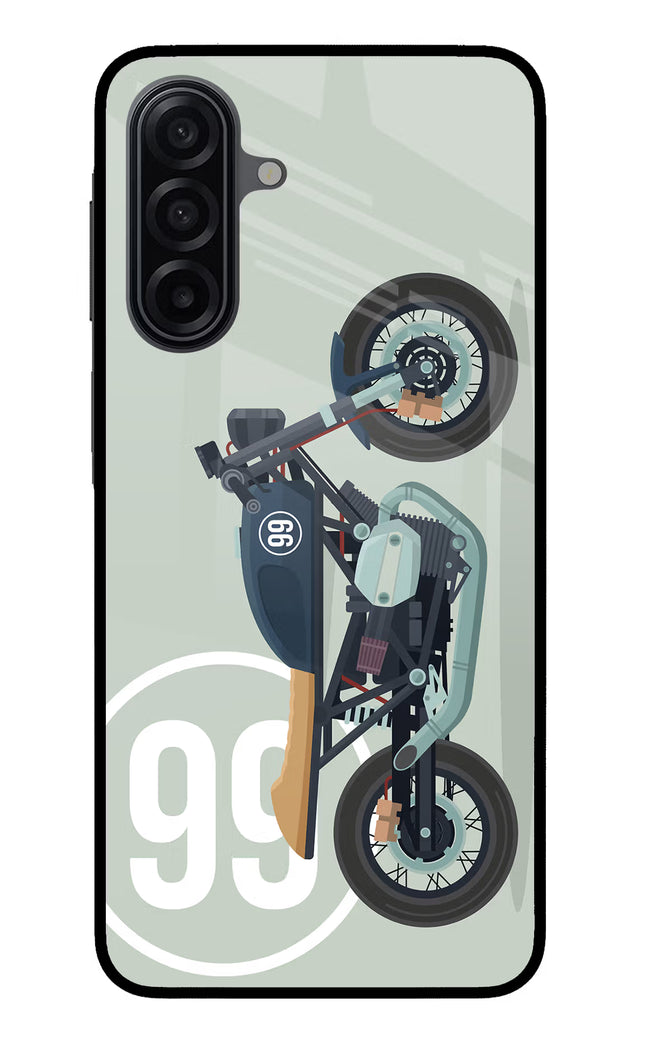 Classic Cafe Racer 99 Samsung M17 5G Glass Case Back Cover by Casekaro