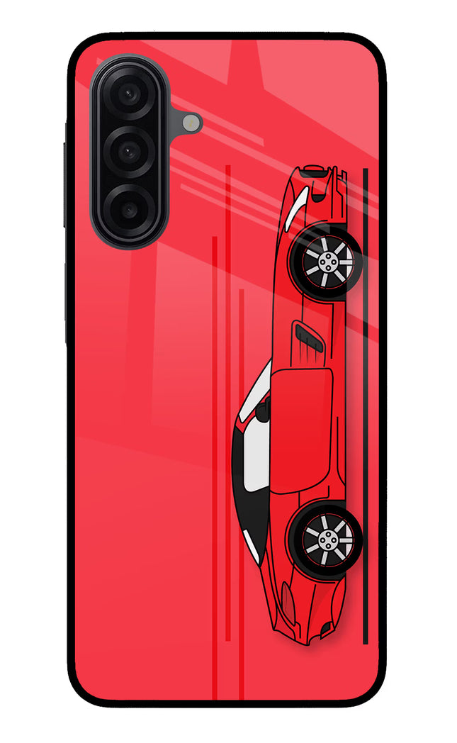 Red Velocity Samsung M17 5G Glass Case Back Cover by Casekaro
