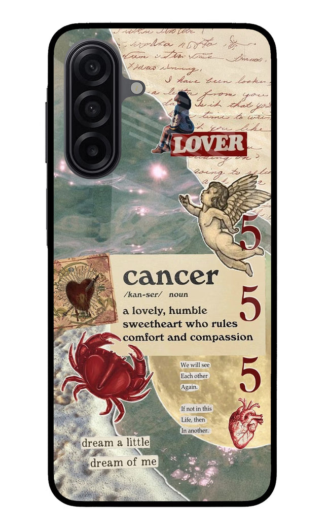 Cancer Zodiac Samsung M17 5G Glass Case Back Cover by Casekaro