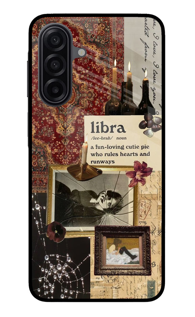 Libra Zodiac Samsung M17 5G Glass Case Back Cover by Casekaro