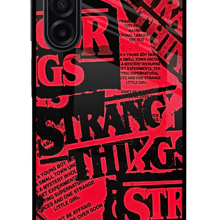 Ordinary Things Samsung M17 5G Glass Case Back Cover by Casekaro
