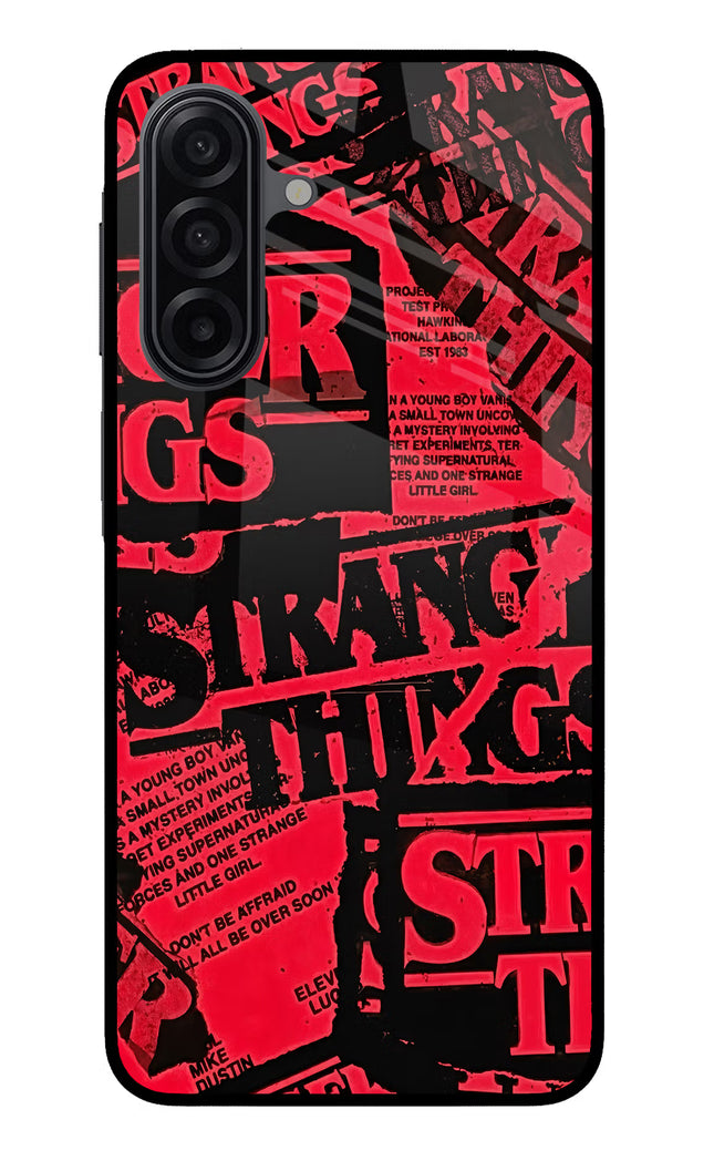 Ordinary Things Samsung M17 5G Glass Case Back Cover by Casekaro