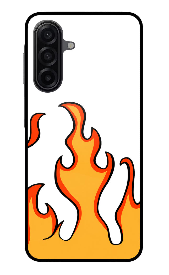 Fired Up – White Samsung M17 5G Glass Case Back Cover by Casekaro