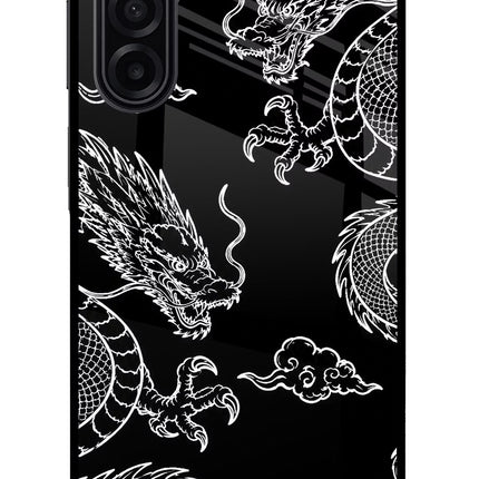 Twin Dragons Samsung M17 5G Glass Case