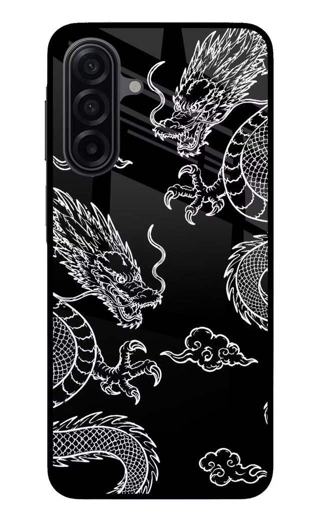 Twin Dragons Samsung M17 5G Glass Case