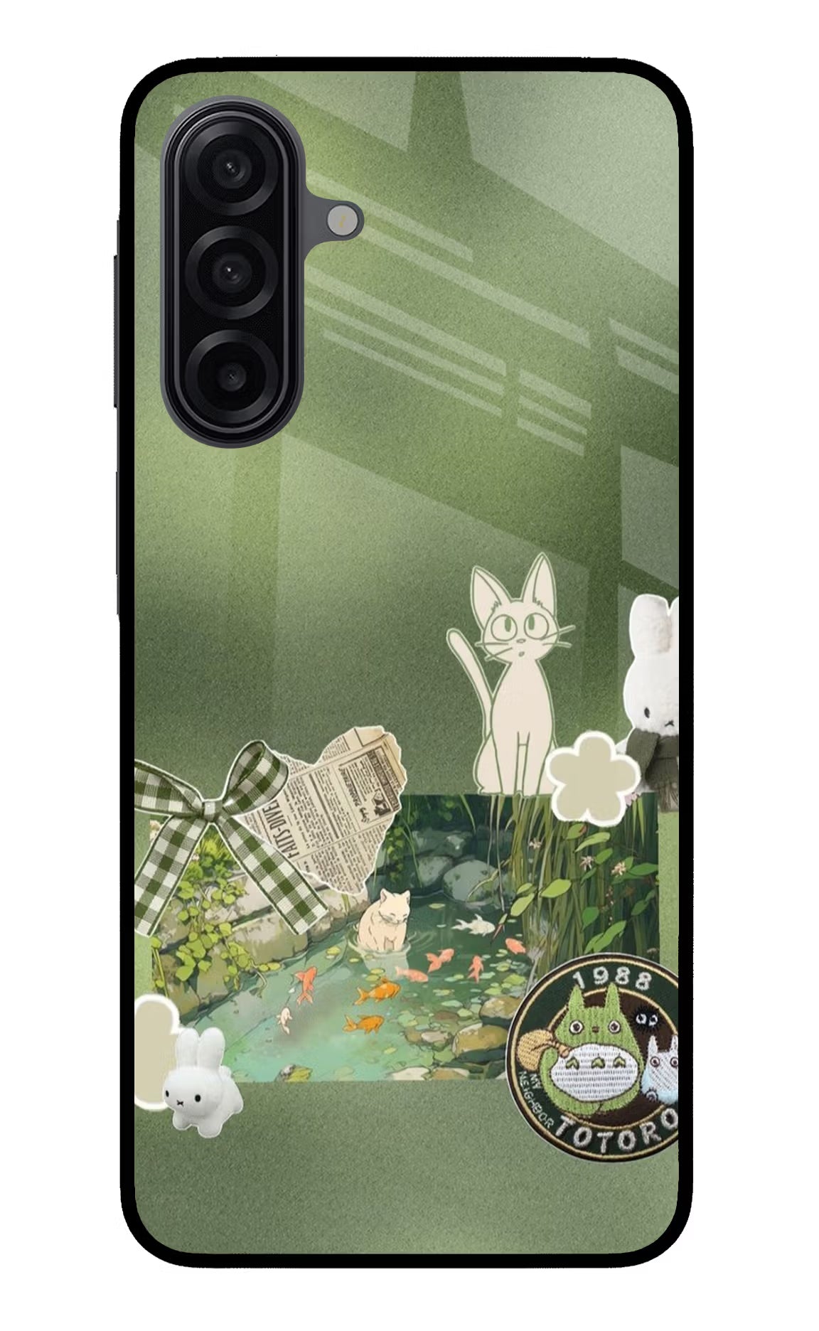 Aesthetic anime Samsung M17 5G Glass Case