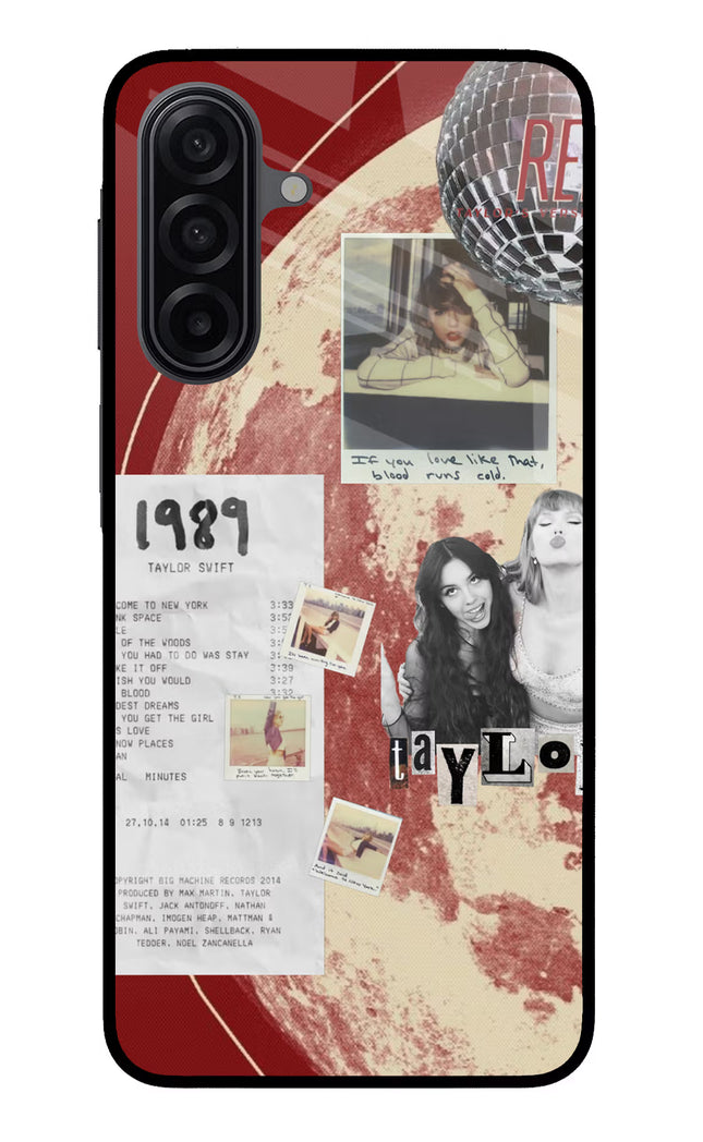 Taylor Swift Samsung M17 5G Glass Case Back Cover by Casekaro