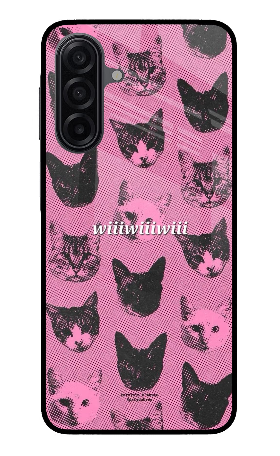 Pink Cats Samsung M17 5G Glass Case