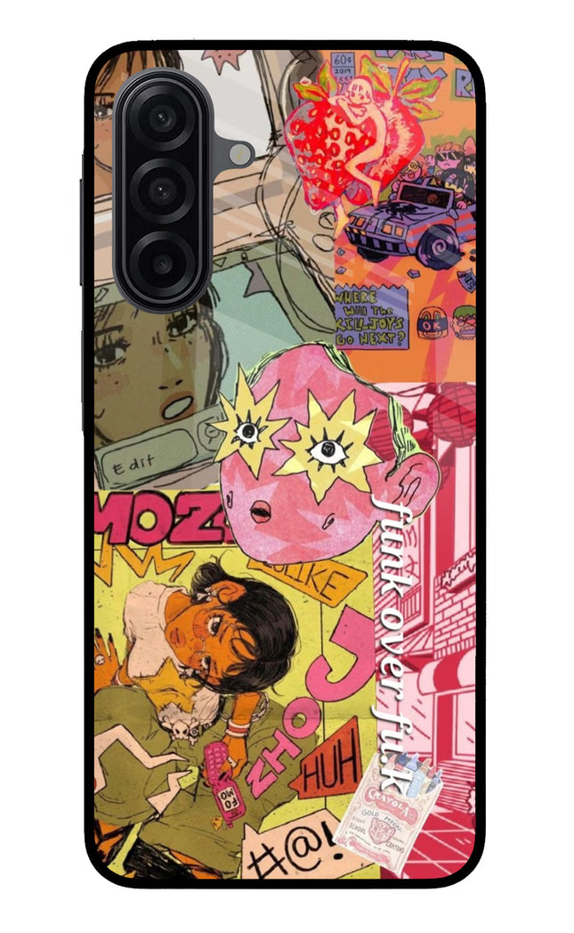Funkover Samsung M17 5G Glass Case Back Cover by Casekaro
