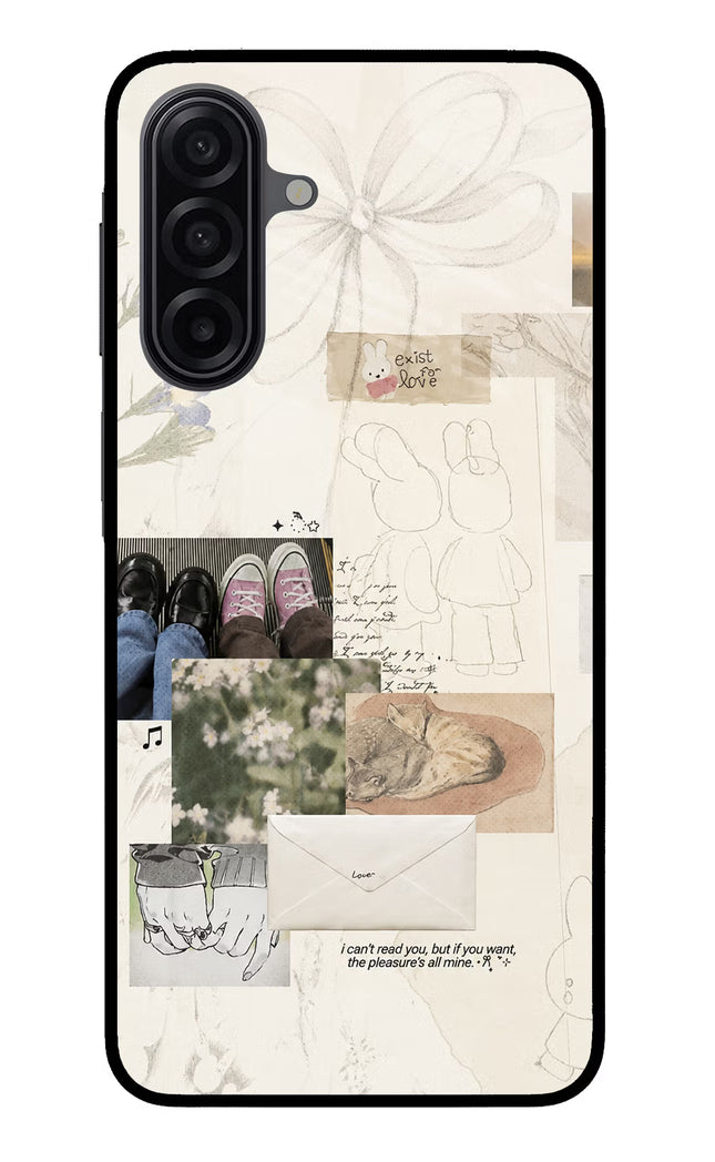 Soft Aesthetic Samsung M17 5G Glass Case Back Cover by Casekaro