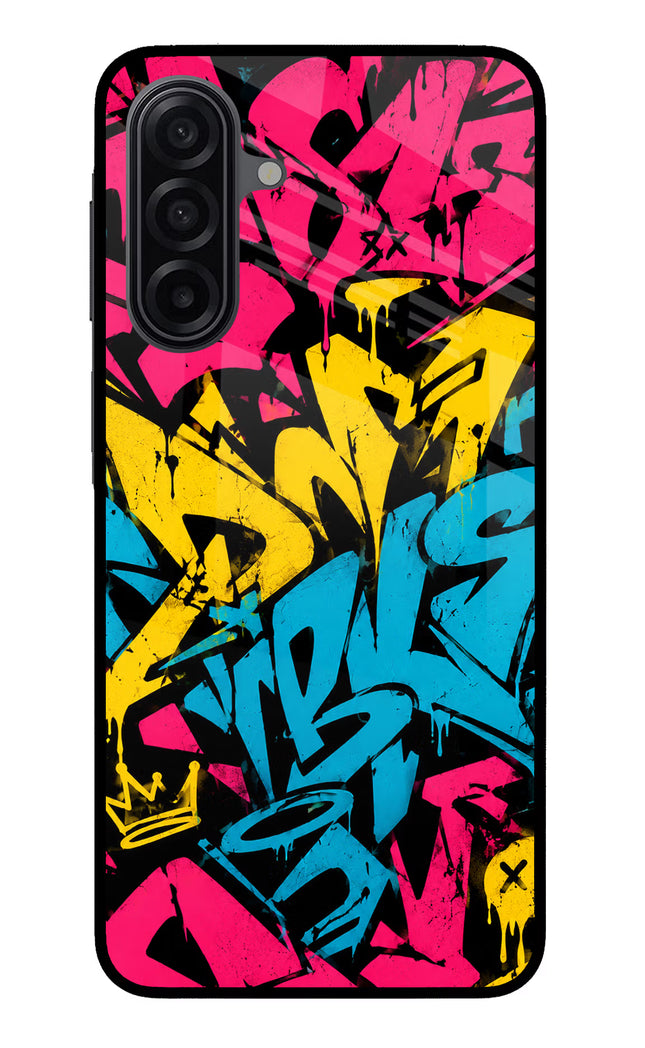 Graffiti Vibe Samsung M17 5G Glass Case Back Cover by Casekaro