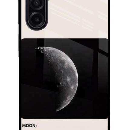 Moon Phase Samsung M17 5G Glass Case Back Cover by Casekaro