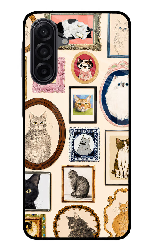Mirror Cats Samsung M17 5G Glass Case Back Cover by Casekaro