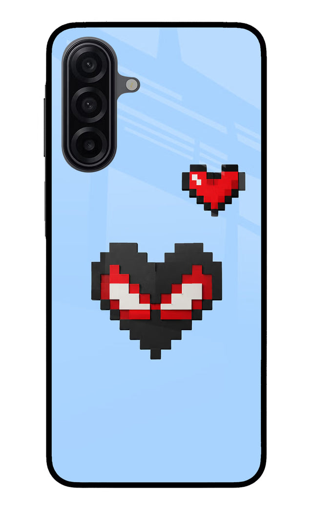 Peter Heart Samsung M17 5G Glass Case Back Cover by Casekaro