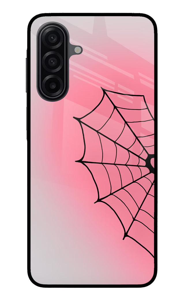 Pink Web Samsung M17 5G Glass Case Back Cover by Casekaro