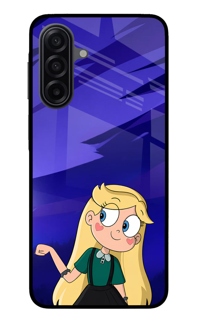 Star Glow Samsung M17 5G Glass Case Back Cover by Casekaro