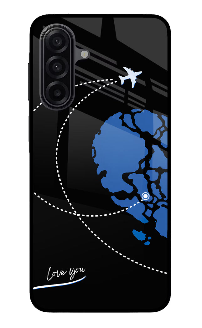 Love Orbit Samsung M17 5G Glass Case Back Cover by Casekaro
