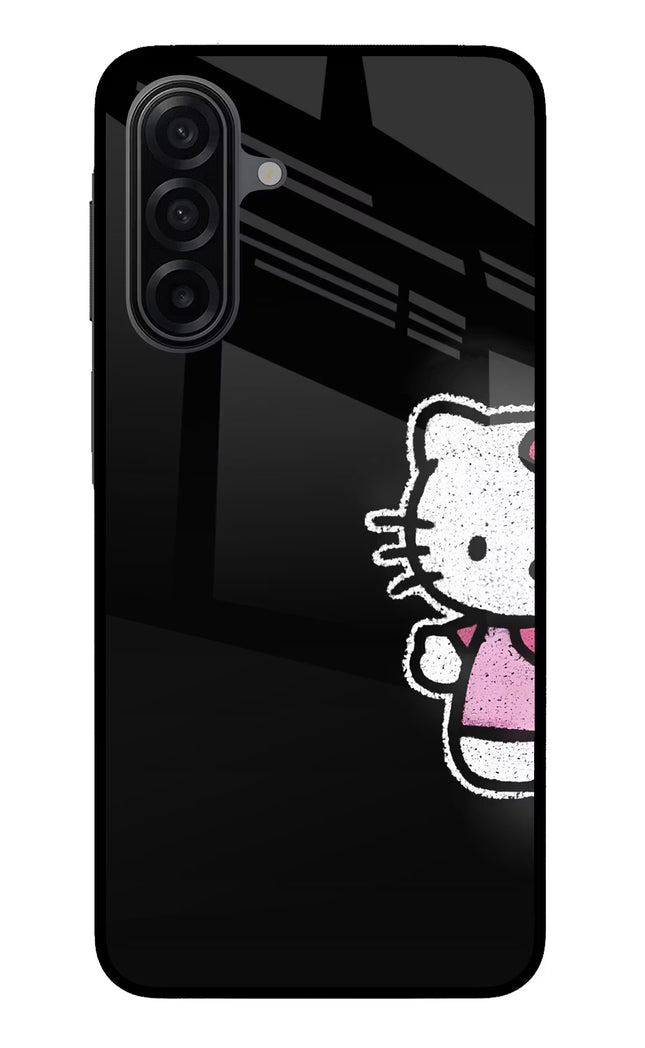 Kitty Charm Samsung M17 5G Glass Case Back Cover by Casekaro