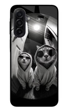 Hood Cats Samsung M17 5G Glass Case Back Cover by Casekaro
