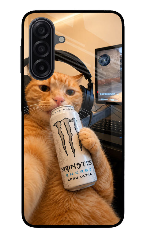 Gamer Cat Energy Samsung M17 5G Back Cover
