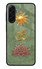 Om & Lotus Samsung M17 5G Glass Case