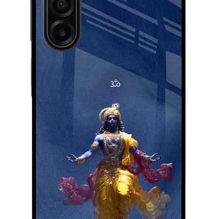 Cosmic Krishna Samsung M17 5G Glass Case
