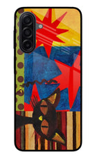 Pop Cat Samsung M17 5G Glass Case