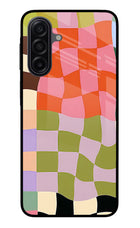 Wavy Grid Samsung M17 5G Glass Case