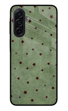 Green Stars Samsung M17 5G Glass Case