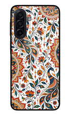 White Mayura Samsung M17 5G Glass Case