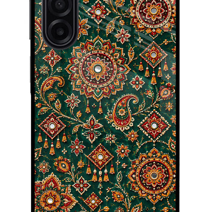 Green Pataka Samsung M17 5G Glass Case