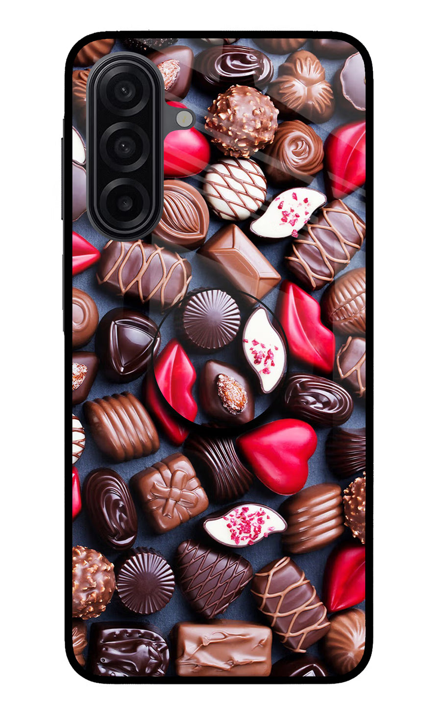 Chocolates Samsung M17 5G Pop Case, Glass case
