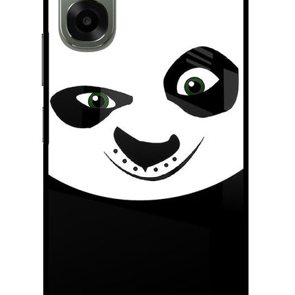 Panda Oppo A6x 5G Glass Case Back Cover by Casekaro