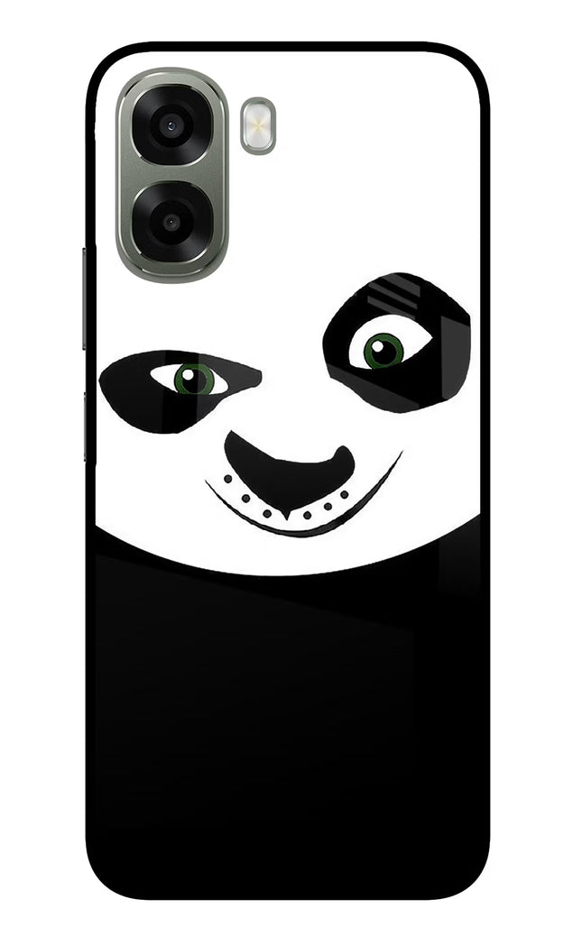 Panda Oppo A6x 5G Glass Case Back Cover by Casekaro