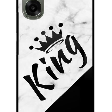 King Oppo A6x 5G Glass Case Back Cover by Casekaro