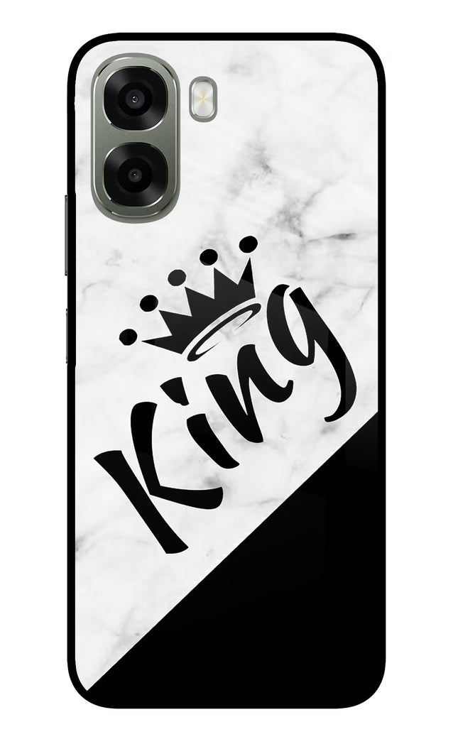 King Oppo A6x 5G Glass Case Back Cover by Casekaro