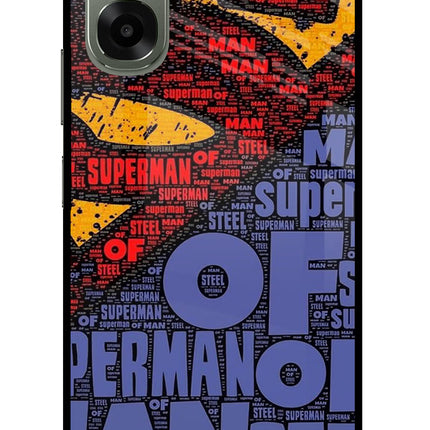 Superman Oppo A6x 5G Glass Case Back Cover by Casekaro