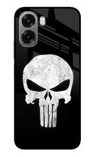 Punisher Skull Oppo A6x 5G Glass Case Back Cover by Casekaro