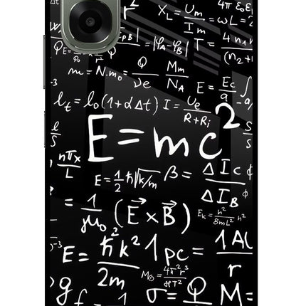 Physics Formula Oppo A6x 5G Glass Case Back Cover by Casekaro