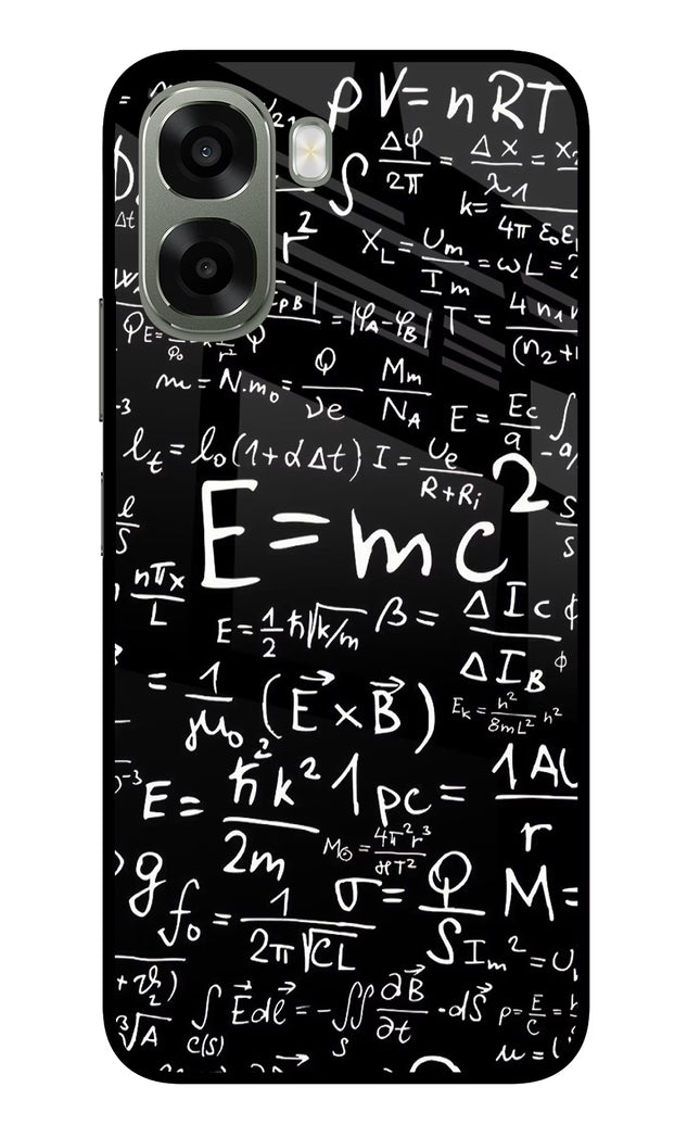 Physics Formula Oppo A6x 5G Glass Case Back Cover by Casekaro