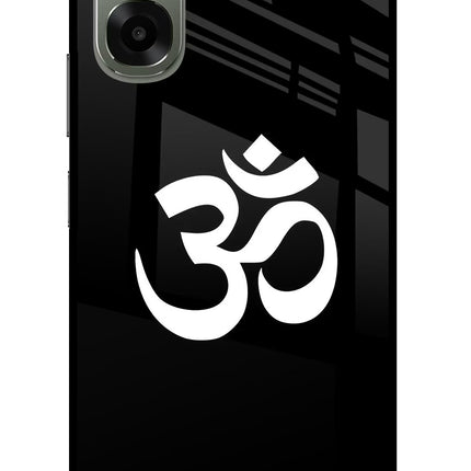 Om Oppo A6x 5G Glass Case Back Cover by Casekaro