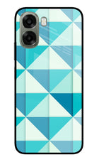 Abstract Oppo A6x 5G Glass Case Back Cover by Casekaro