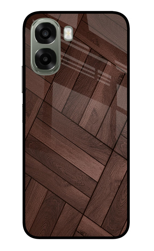 Wooden Texture Design Oppo A6x 5G Glass Case