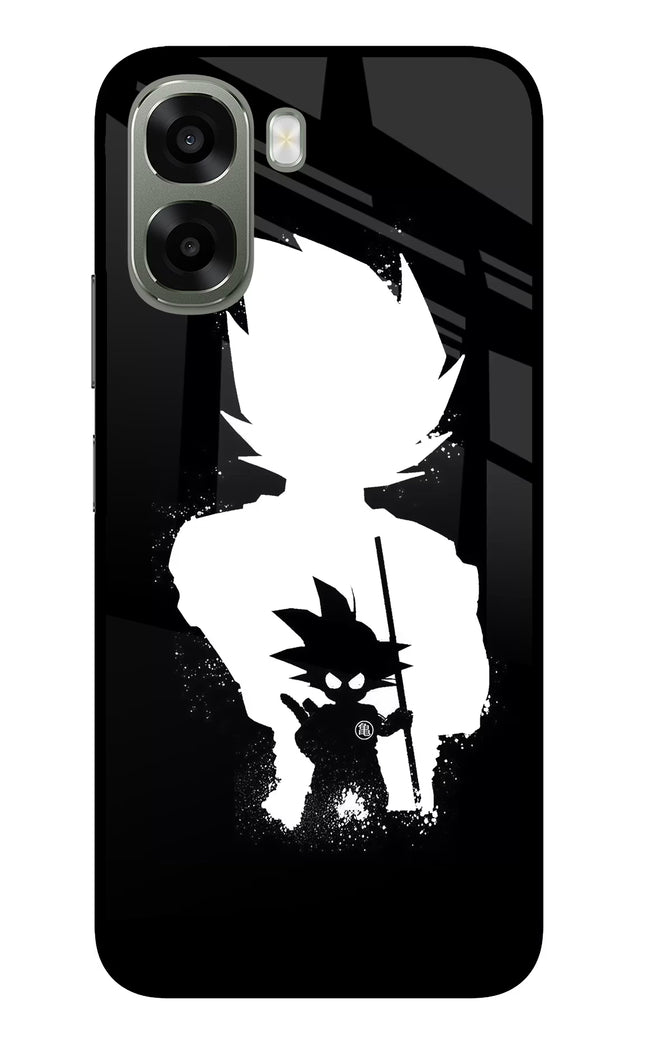 Goku Shadow Oppo A6x 5G Glass Case Back Cover by Casekaro