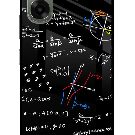 Mathematics Formula Oppo A6x 5G Glass Case Back Cover by Casekaro