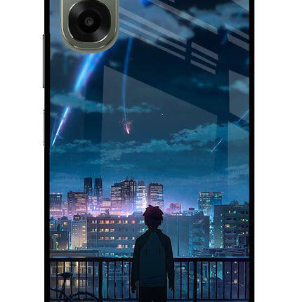 Anime Oppo A6x 5G Glass Case Back Cover by Casekaro