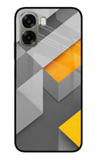 Abstract Oppo A6x 5G Glass Case Back Cover by Casekaro